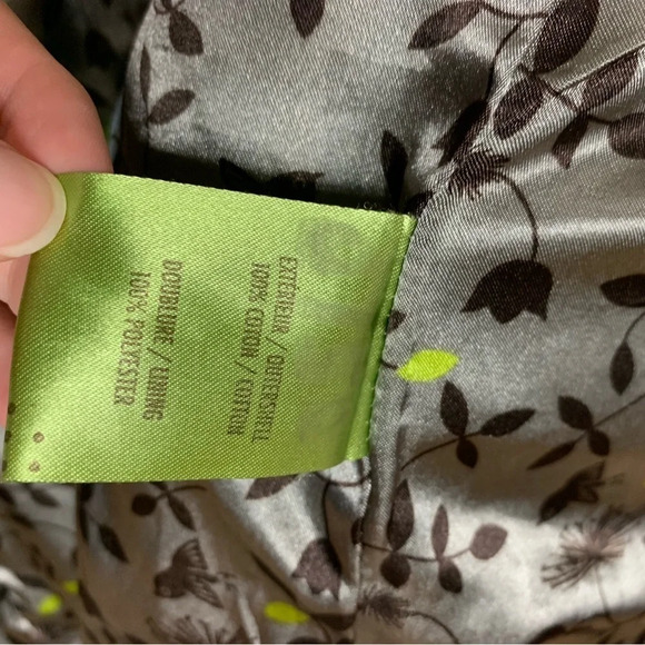 Soia &  Kyo Women’s 100% Cotton Trench Coat Belted Jacked Size Medium (FLAWED) - Picture 7 of 16